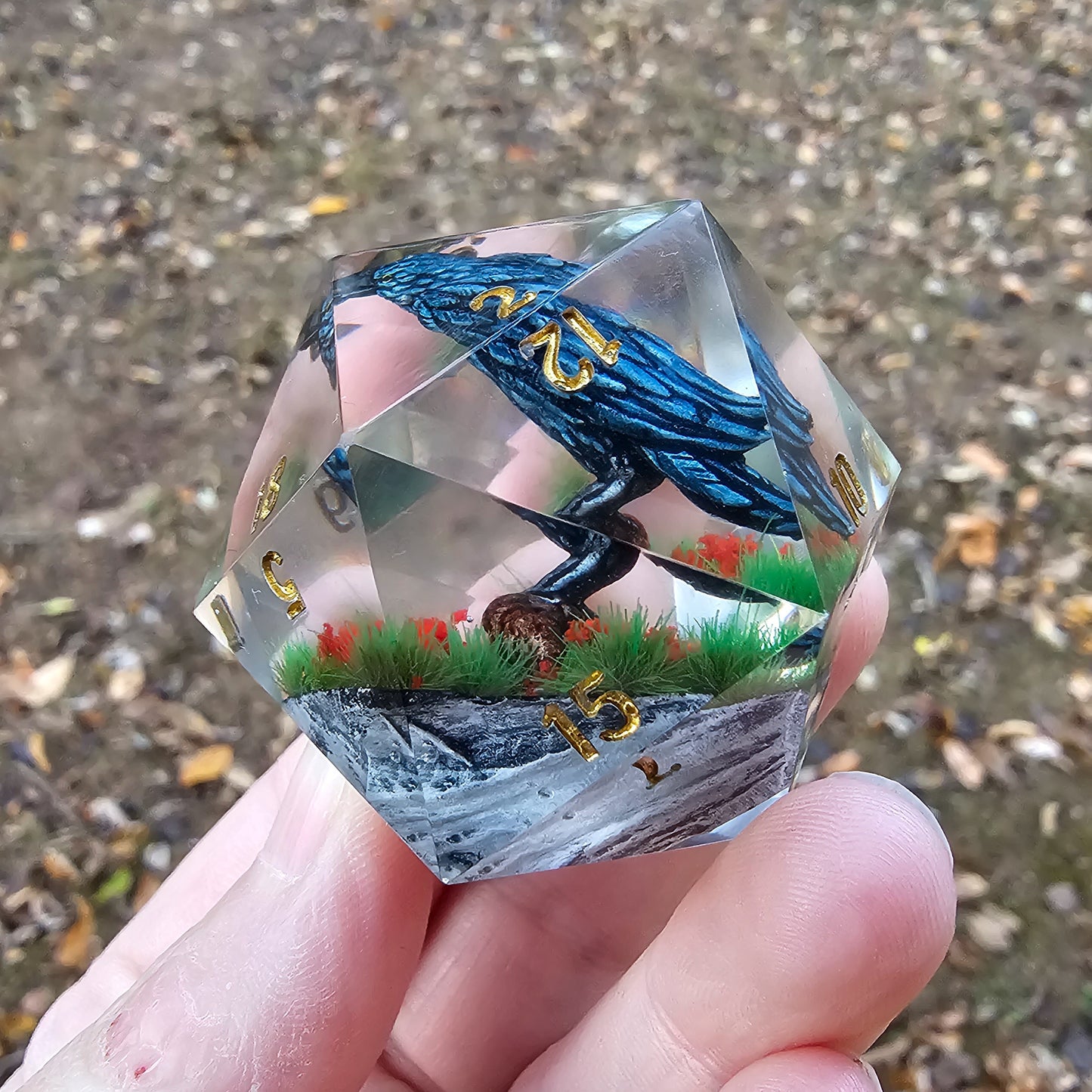 A Quiet Crow 40mm Diorama Chonk