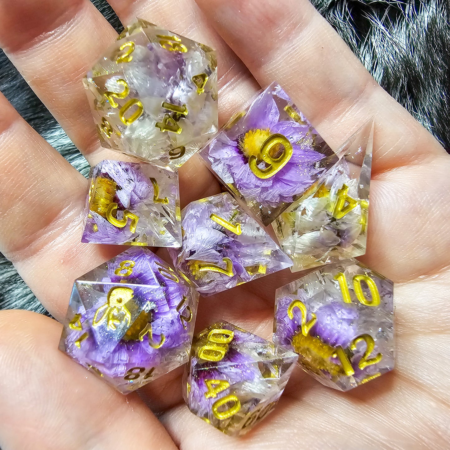 Druidcraft 8 piece dice set