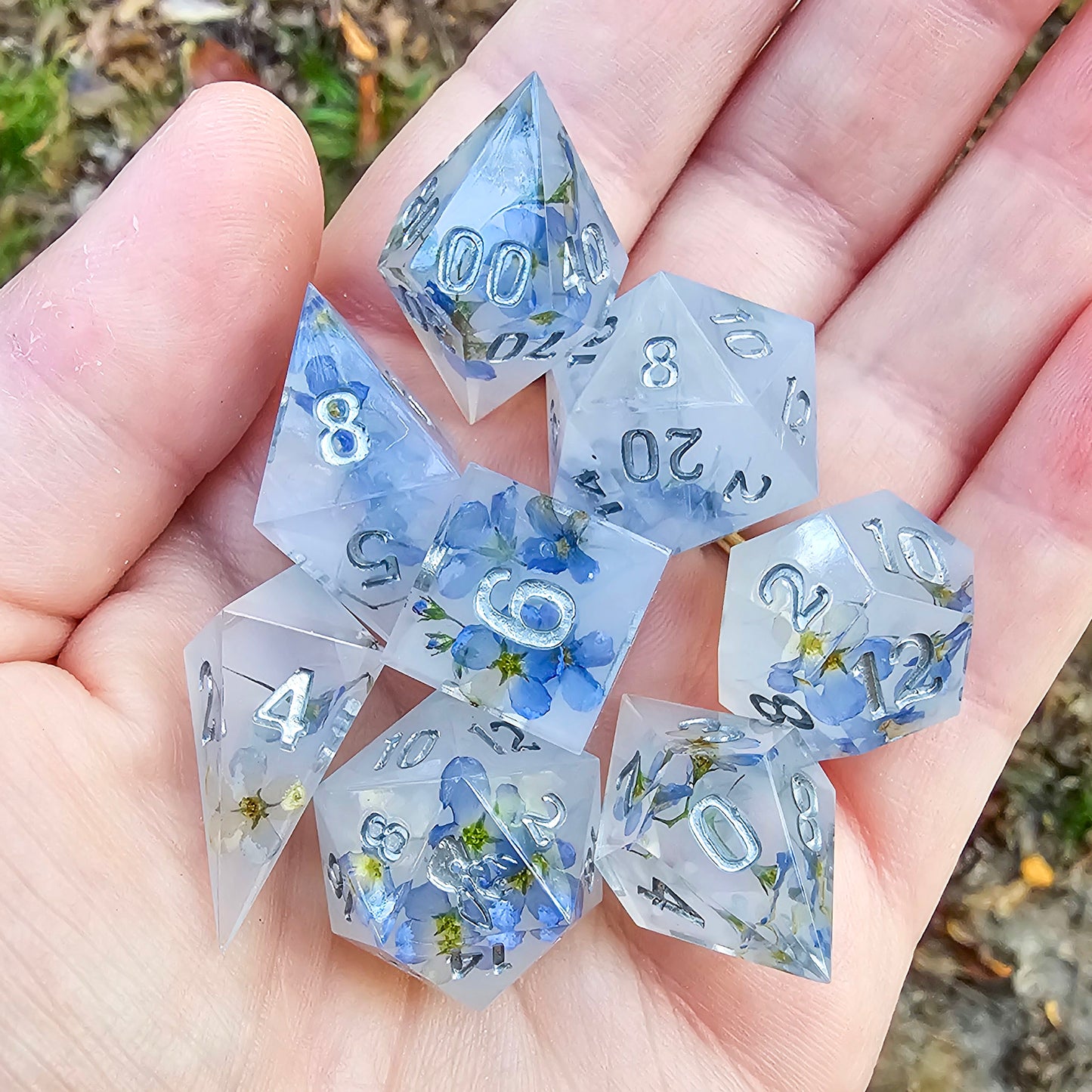 Druidcraft 8 piece dice set