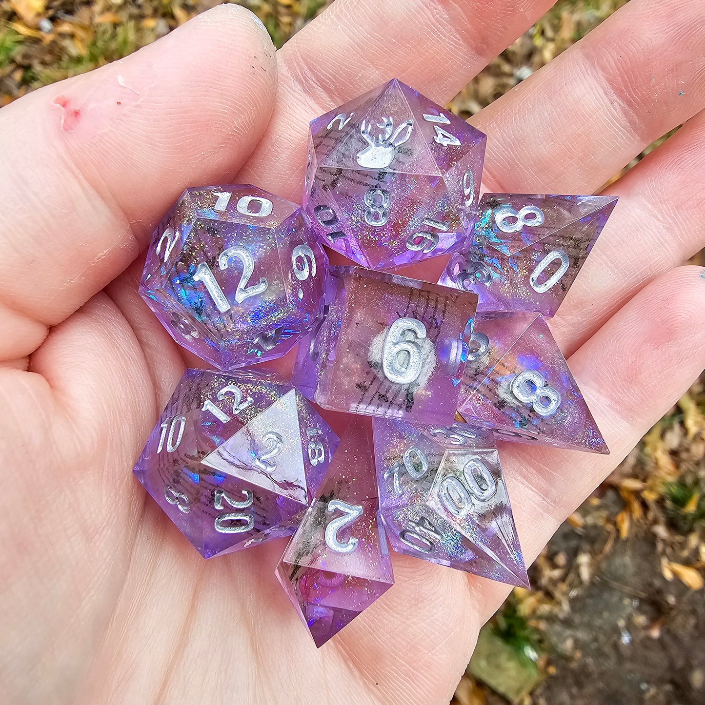 Bardic Inspiration 8 piece dice set