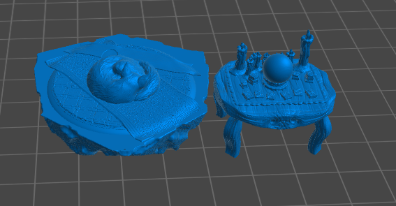 Fortune Teller's Table diorama resin inclusion