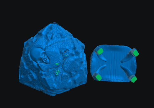 Fortune Teller's Table diorama resin inclusion
