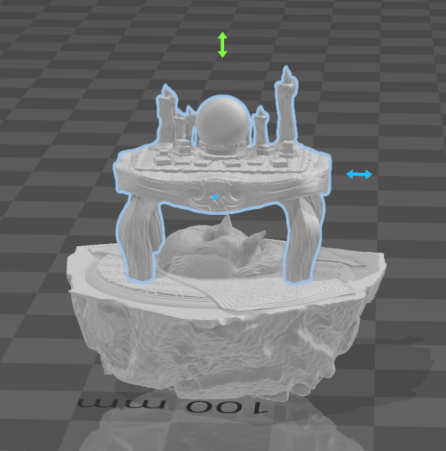 Fortune Teller's Table diorama resin inclusion