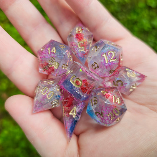 Court of Tides 8 piece dice set