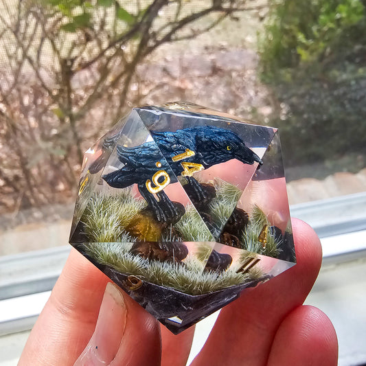 A Quiet Crow 40mm Diorama Chonk