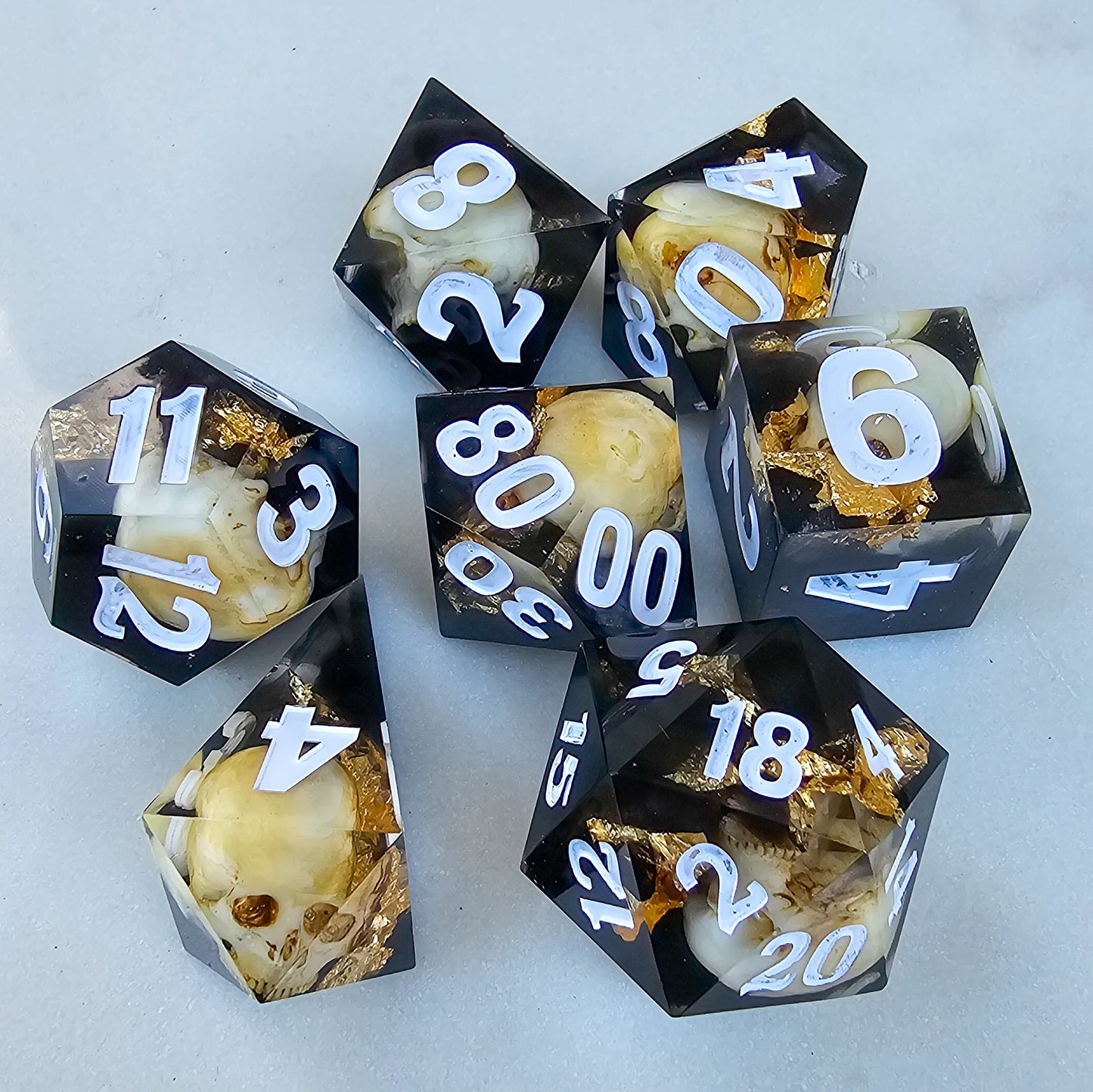 Grave Knight high visibility dice set