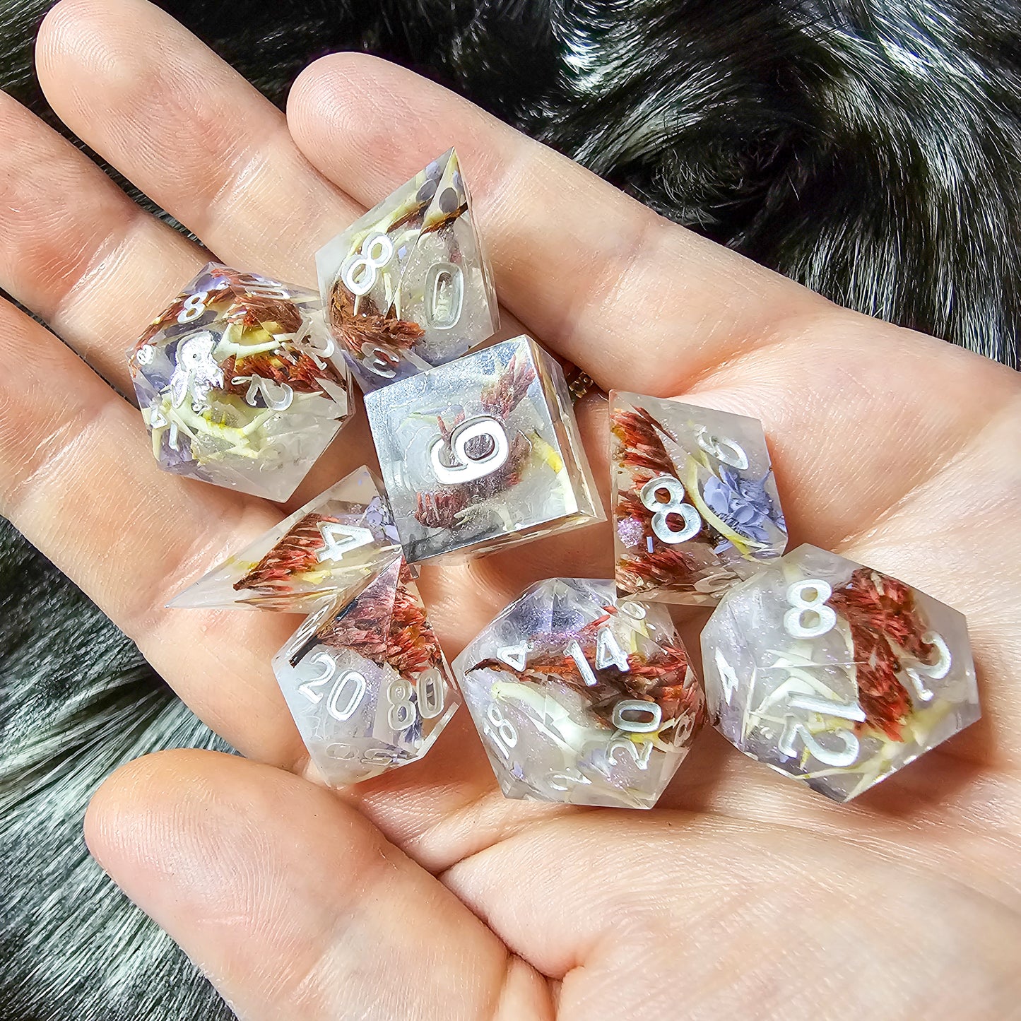 The Great Forest Spirit 8 piece dice set