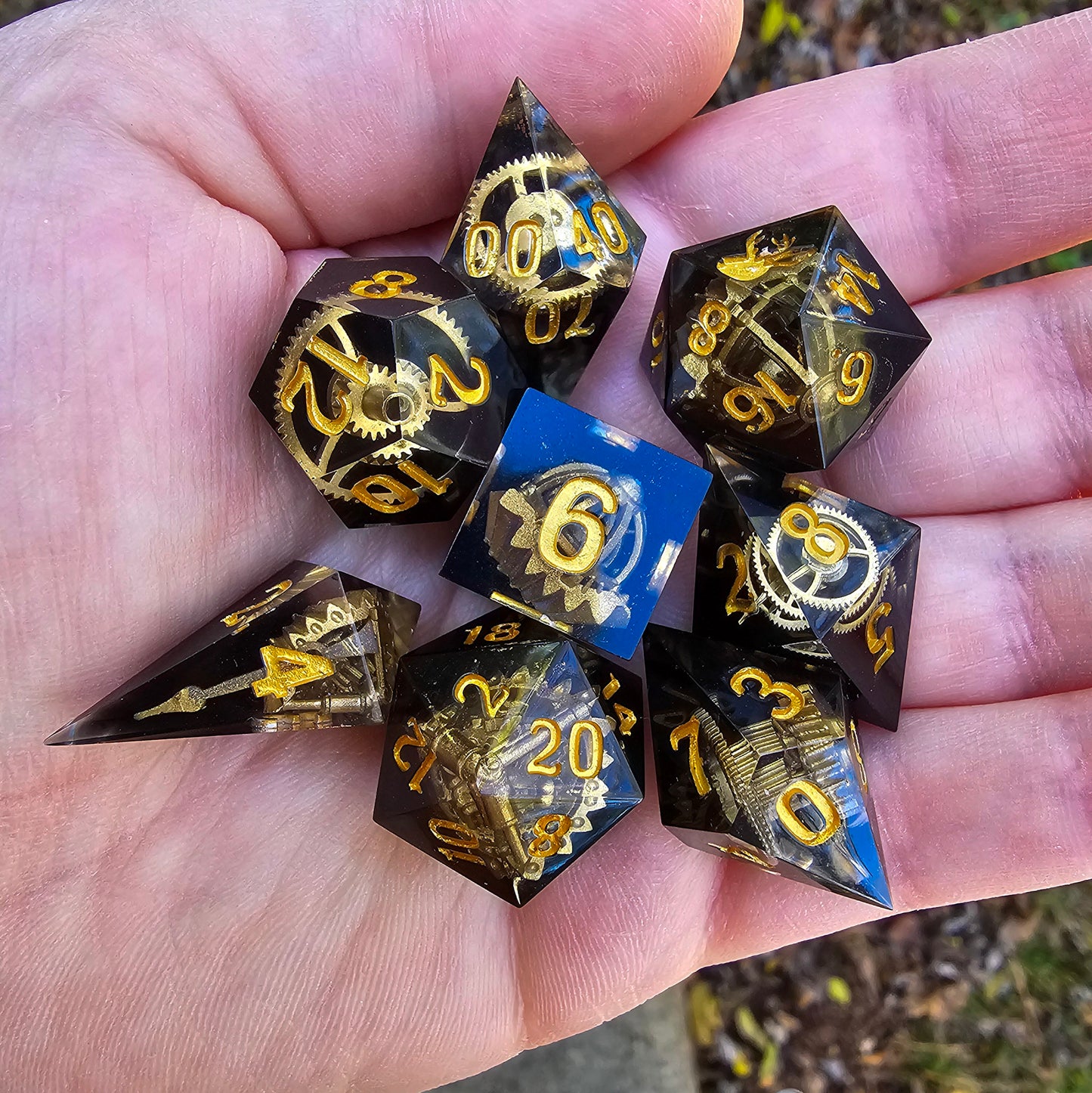 Flash of Genius 8 piece dice set