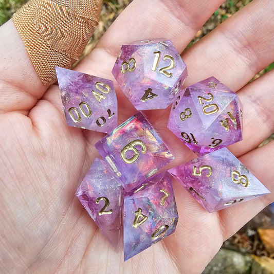 Fairy Floss 8 piece dice set