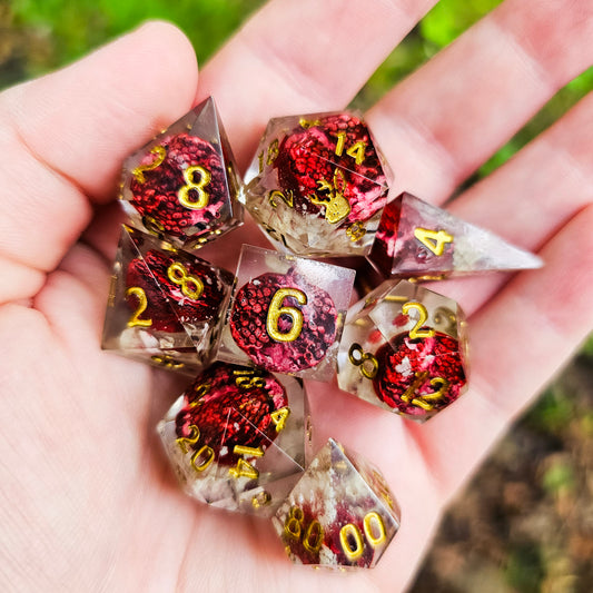 Hadestown 8 piece dice set
