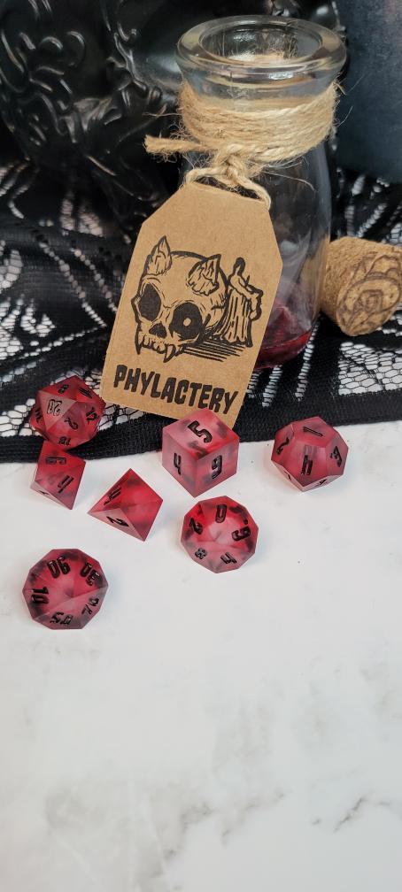 Cryptic Crits 7 piece dice set